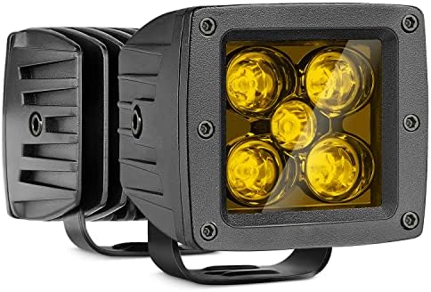 LED kubična prednja svjetla u boji jantara, 2kom 50 vata 3-inčna žuta LED svjetla za maglu, LED svjetla za vožnju izvan ceste,