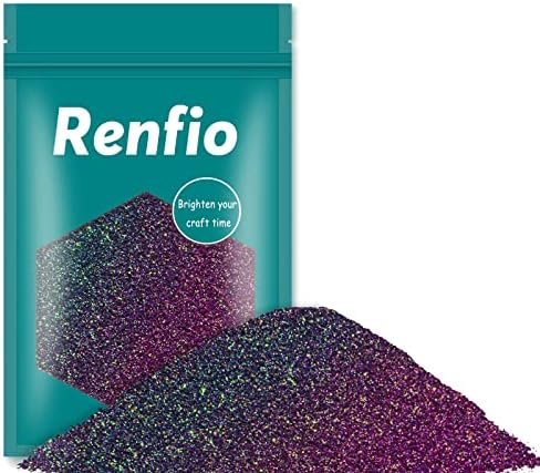 Renfio Chameleon Ultra fini sjajni prah 50g Shift boja dodatna fina prašina boja Promjena sićušnih zanatskih sjaja 1/128