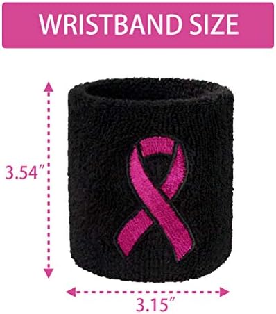 Skup svijesti o raku dojke ružičaste čarape i ručne trake - atletske digitalne čarape kamova+ zglobovi zglobovi zglobovi