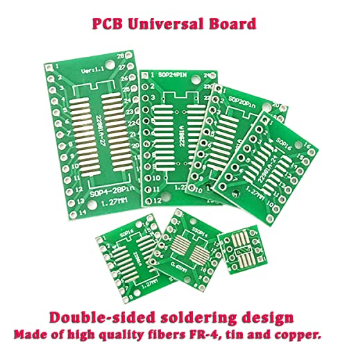 90pcs PCB SET SMD za DIP adapter dvostrani PCB pretvaračka ploča Elektronički dizajn IC čip za čitanje pisanje utičnice sop
