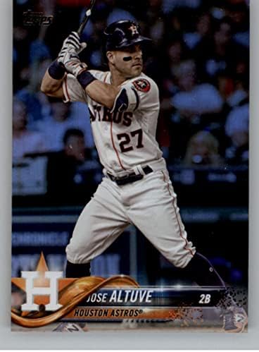 2018 Topps Rainbow Folija 400 Jose Altuve Houston Astros Službeni MLB trgovačka kartica Banzibal u sirovom stanju