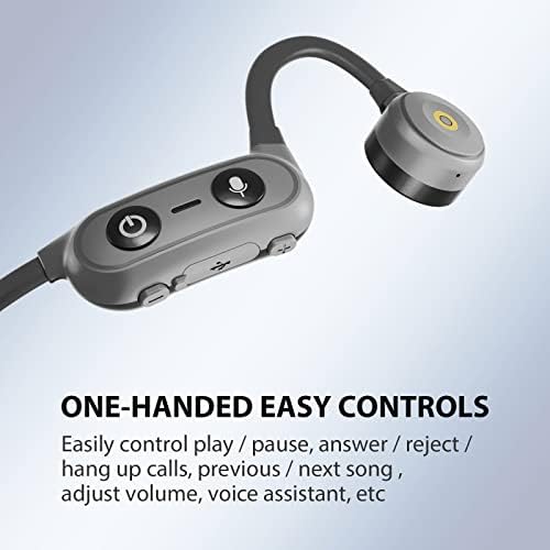 Beartain Slušalice za provođenje kosti, slušalice otvorenih uha bežične Bluetooth slušalice otvorenog uha, sportske slušalice