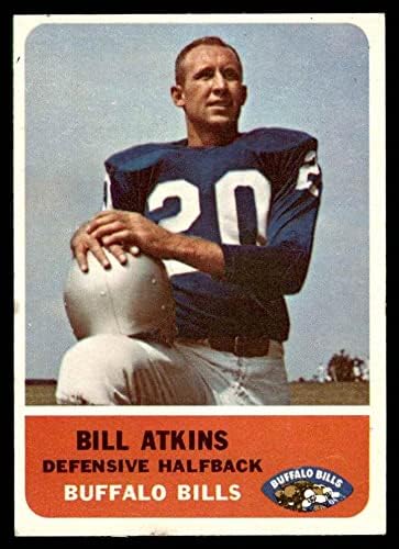 1962. Fleer 18 Bill Atkins Buffalo Bills VG/EX Bills Auburn