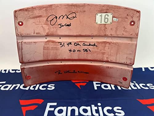 Joe Montana potpisao je 4x natpisano 49ers sjedalo Candlestick Park Back LE/49 Fanatics - NFL Autographd Game Rabljena oprema