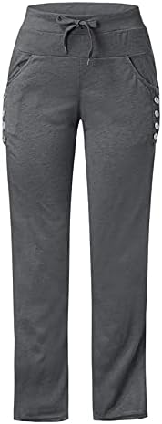 Ženske sportske hlače s visokim strukom, široke hlače za trčanje u teretani, široke hlače za trčanje