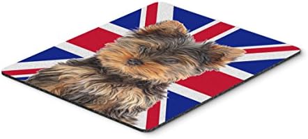 Caroline's Treasures KJ1167MP JORKIE PUPPY/Yorkshire Terrier s engleskom Union Jack British Flag Mouse Pad, Hot Pad ili Trivet,