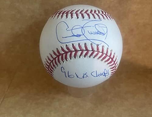 Cecil Fielder Yankees 96 WS Champs potpisao je auto M.L. Baseball bas ovjeren