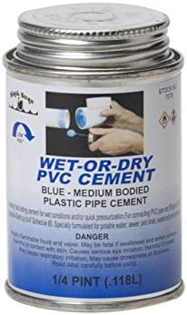 FixTudisSplays® mokro-ili suhi PVC cement-srednje tijelo 1 qt. Svaki 07081-blackswan-1PK-NPF