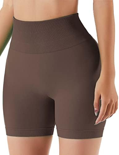 Fitnexx ženski tik tok visoki struk bešavni Scrunch plijen kratke hlače za dizanje joge brazilske kratke hlače
