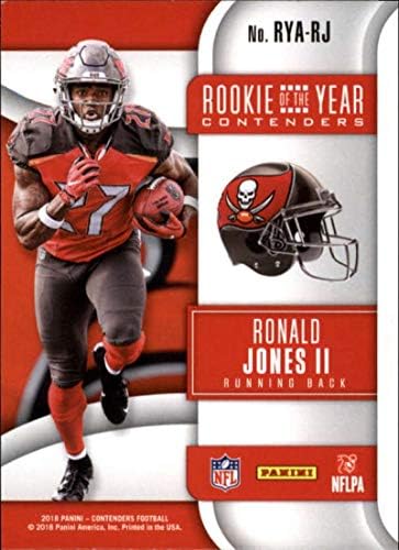 2018. Panini Conders Organie of the Year natjecatelji Smaragd Rya-RJ Ronald Jones II Tampa Bay Buccaneers NFL nogometna
