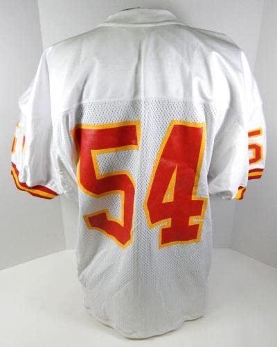 Kansas City Chiefs 54 Igra izdana White Jersey 50 dp34353 - Nepotpisana NFL igra korištena dresova