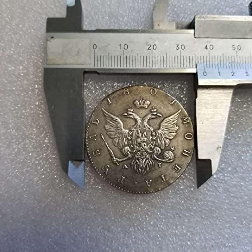 Qingfeng Antique Crafts 1801 Ruski srebrni dolar Yuan Datou Komemorativno prikupljanje novčića 2404