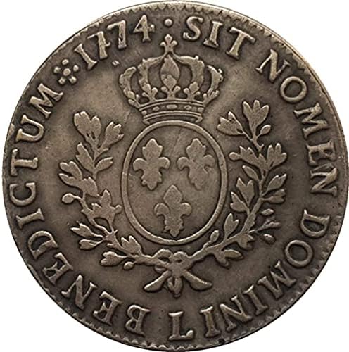 1774. Francuski novčić čisti bakreni kolekcija kolekcija kolekcija kolekcija Silver Rock Coinge