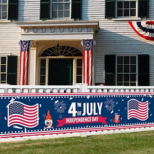 4. srpnja natpis na otvorenom, domoljubni gnomi ukrasi usa neovisnosti Dan natpisa znak zastave, Dan veterana, Dan sjećanja