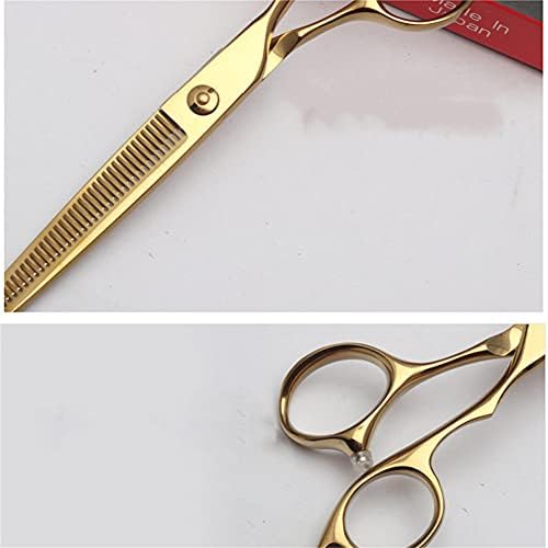 XJPB Kompleti za rezanje kose, komplet za škare za rezanje kose od nehrđajućeg čelika, brijač/salon/kućna škare za muškarce
