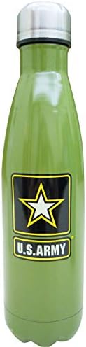 Američka vojska vojni zeleni zeleni nehrđajući čelik dvostruki zid vakuuma izolirana boca vode cola oblik toplinskog tikvica