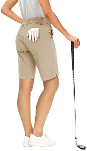 Hiverlay ženske golf kratke hlače upf 50+ Qucik suhe bermude kratke hlače planinareći teretni kratke hlače s džepovima s