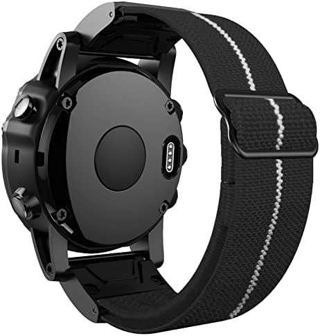 Puryn Quickfit Watchband remen za Garmin Fenix ​​6 6x Pro 5x 5 Plus 3hr 935 945 S60 najlonska petlja 22 26 mm elastični satni