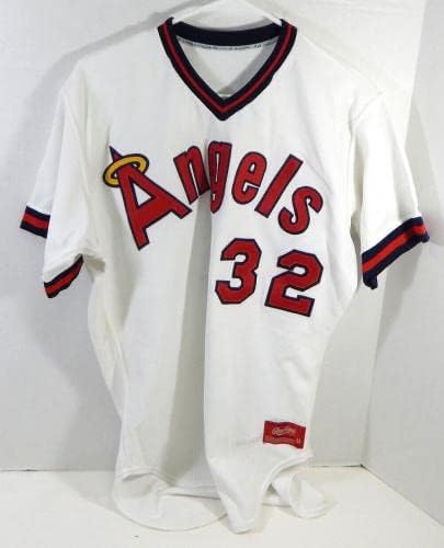 1986. Salem Angels 32 Igra je koristio bijeli Jersey 44 DP24798 - Igra korištena MLB dresova
