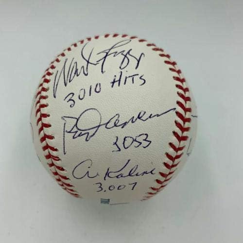 Zapanjujućih 3000 hit kluba potpisani bejzbol s hit ukupnim natpisima JSA CoA - Autografirani bejzbol