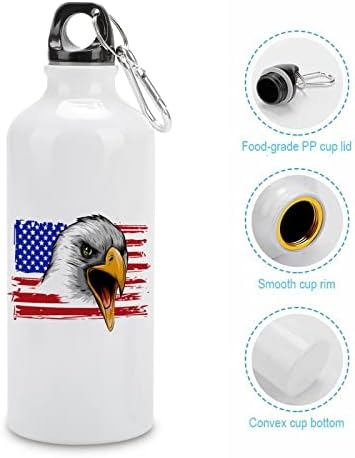 American Eagle USA Flag Aluminijska boca s bocama s prijenosnim sportskim boca