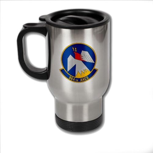 Expressitbest šalica za kavu od nehrđajućeg čelika s američkim zračnim snagama 964. zrakoplovnim upravljanjem zrakom