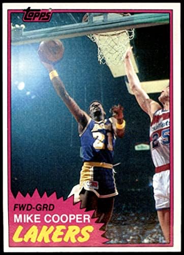 1981. Topps 77 W Michael Cooper Los Angeles Lakers NM/MT Lakers New Mexico