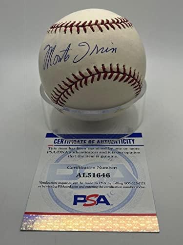 Monte Irvin New York Giants potpisao je službeni autogram MLB bejzbol PSA DNA *46 - Autografirani bejzbol