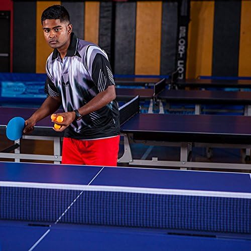 Champion Sports 1 zvjezdani stolni teniski kuglični paket - Orange ping pong kuglice, set od 6, s 40 mm bešavni dizajn -