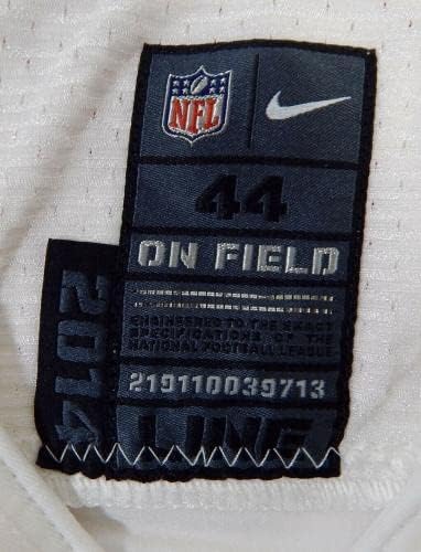 2014. San Francisco 49ers Corey Lemorier 96 Igra izdana White Jersey DP16453 - Nepotpisana NFL igra korištena dresova