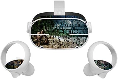 Oculus Quest II pribor Skins Gunner Cry VR Slušalice i naljepnica naljepnice kontrolera
