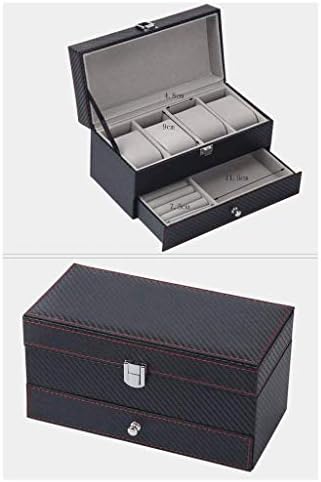Nana Wyemg Kutija za nakit - Kutija za nakit s dvostrukim slojevima kutija za odlaganje nakita Jednostavna kutija za odlaganje