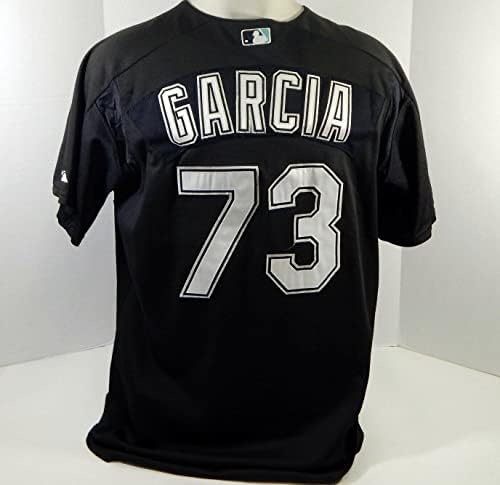 2003-06 Florida Marlins Jose Garcia 73 Igra Korištena crni dres bp St XL 091 - Igra se koristi MLB dresovi