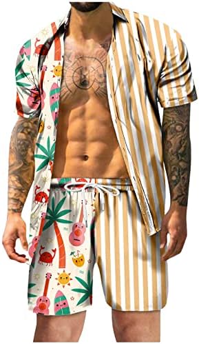 Muška odijela za redovito slijetanje Muška ljetna moda za odmor na Havajima plaža za odmor na moru digitalni 3-inčni ispis