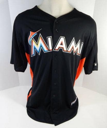 2012-13 Miami Marlins Amaury Rivas 28 IGRA KORIŠTENJE BLACKA DRŽAVE BP ST 48 79 - Igra korištena MLB dresova