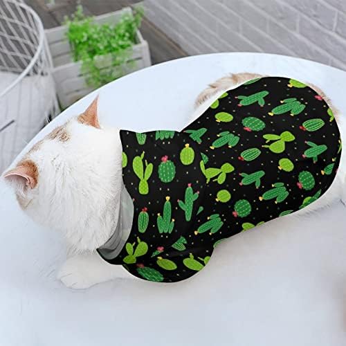 Smiješna Cactus Cat jednodijelna košulja trendovska kostim za pse s dodacima za kućne ljubimce