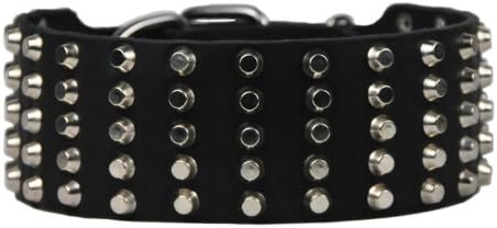 Dean & Tyler Leather Dog Collar Wide Stud Black - 34 širina 2 3/4. Odgovarat će veličina vrata 32 '' - 36 ''. Ovaj ovratnik