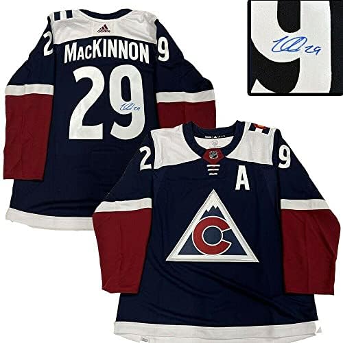 Nathan Mackinnon potpisao Colorado Avalanche Alternativni adidas pro dres - Autographd NHL dresovi