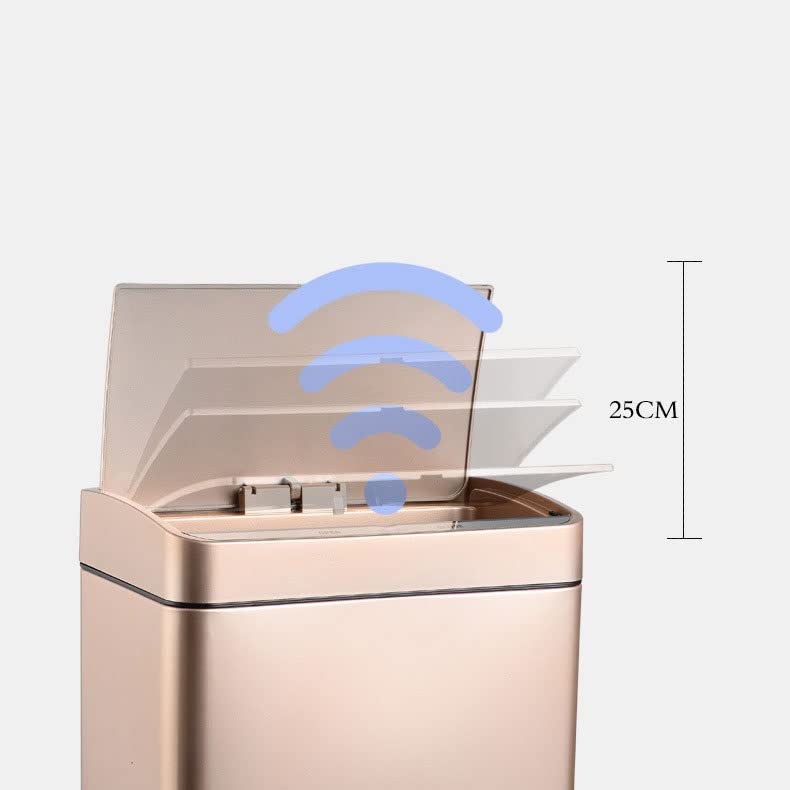 Zalord smeće konzerva 12L Velikog smeća kante za smeće dnevni boravak pametni senzor smeće može izdržljivo metalno smeće