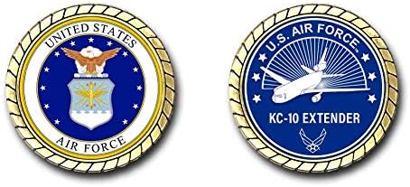 Američki zrakoplovstvo KC-10 Extender Challenge Coin Službeno licencirano