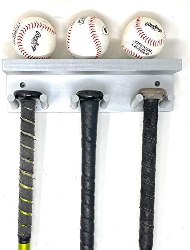 ; Stalak za bejzbol palice za softball dizajniran za smještaj do 5 palica u punoj veličini i 3 bejzbol lopte, držač za trofeje