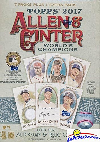 2017 Topps Allen & Ginter Baseball Factory Blaster Box! Potražite novake i autograme Aarona Sudaca, Codyja Bellingera i mnogih