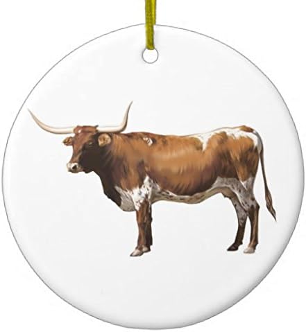 Lilithcroft99 Texas Longhorn Božićni ukrasi za nove ukrase za božićno drvce