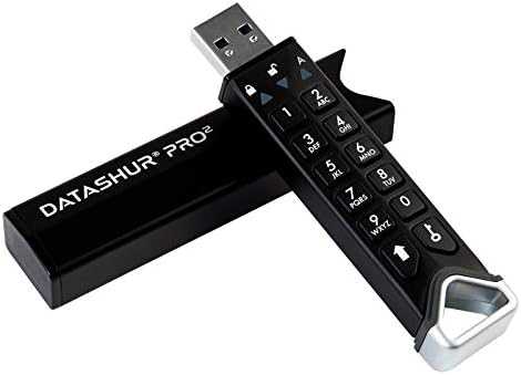 ISTORage Datashur Pro2 8 GB | Sigurni flash pogon | FIPS 140-2 Razina 3 Ovjereno | Zaštićen lozinka | Prašina/otporna na