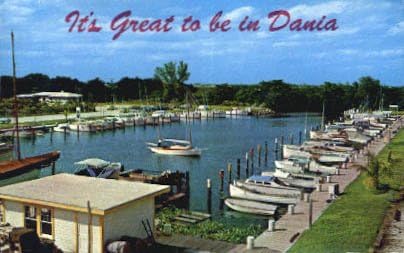 Dania, razglednica na Floridi