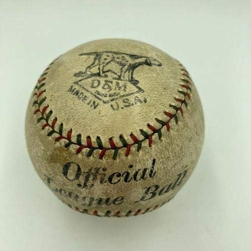 Tony Lazzeri s jednim potpisivanjem bejzbola iz 1920 -ih s PSA DNK CoA - Autografirani bejzbol