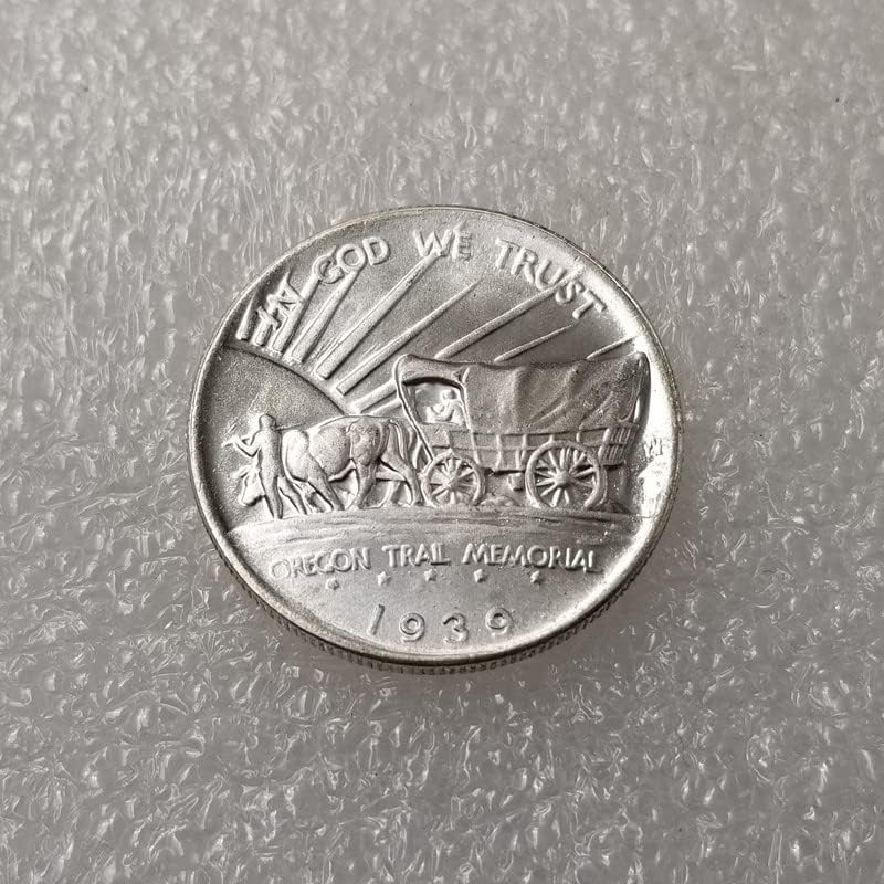 Antikni zanat u SAD -u 1939. Strani prigodni kovanice bakreni srebrni srebrni dolari srebrni krug 3652