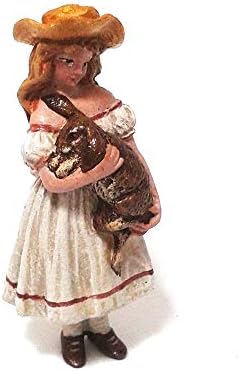 Djevojka s zečevom bečom brončanom figuricom