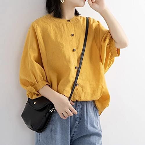 Vintage ženske majice s tiskanim četvrtastim vratom velike veličine modne Ležerne ljetne majice kratkih rukava