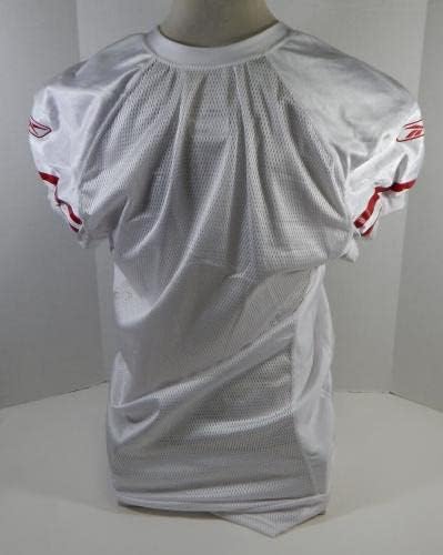 2009. San Francisco 49ers prazna igra izdana White Jersey Reebok 50 dp24121 - nepotpisana NFL igra korištena dresova
